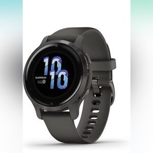 Garmin Venu 2s, Slate Bezel with Graphite Case and Silicone Band